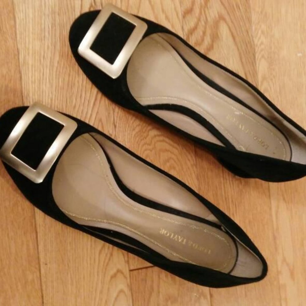 Lord and Taylor chunky kitten heels